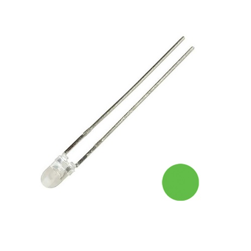 Led Verde Ultrabrillante 3mm